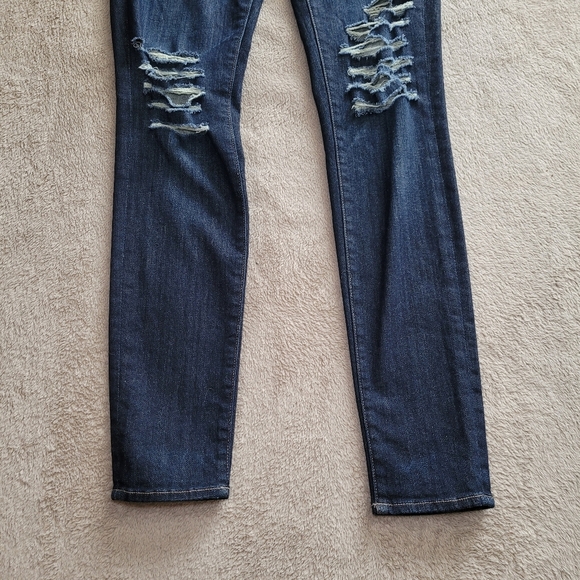Frame Le Skinny de Jeanne Indiana Square distressed jeans size 26 - Picture 6 of 13